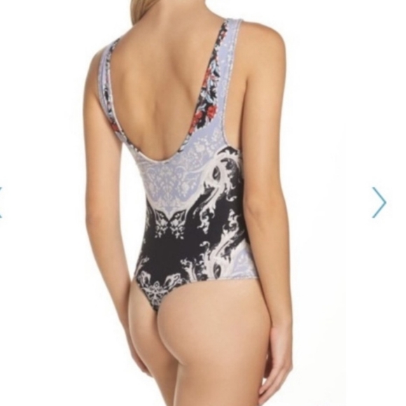 FREE PEOPLE Intimately Floral Multicolor Thong S - Picture 7 of 8